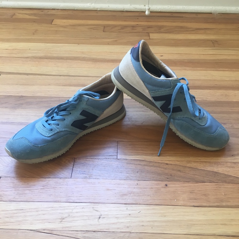New balance blue trainers